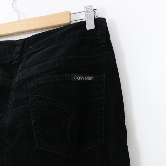 *Calvin Klein Jeans Black Mid Rise Skinny Leg Corduroy Pant - Picture 6 of 8
